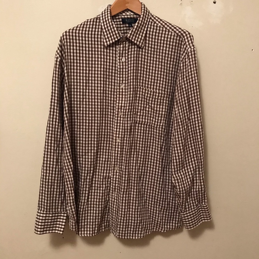 Brown Button Down Lightweight Flannel
